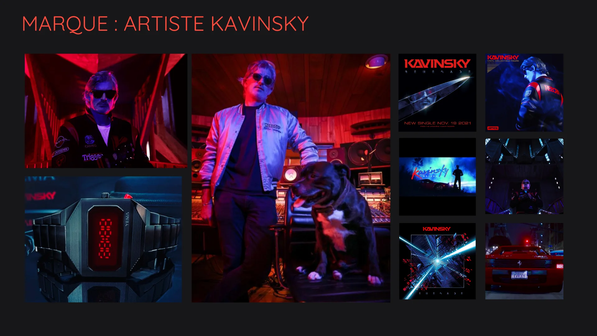 Slide - Univers de marque Kavinsky